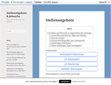 Tablet Screenshot of eu-stellenangebot.de